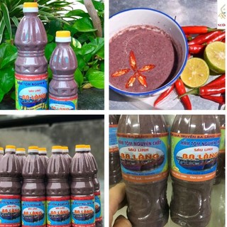 Mắm tôm ngon thanh hóa chai bé 500ml. đặc sản ba làng.