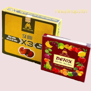 Giảm cân Slim X3 Mộc Linh tặng kèm Detox