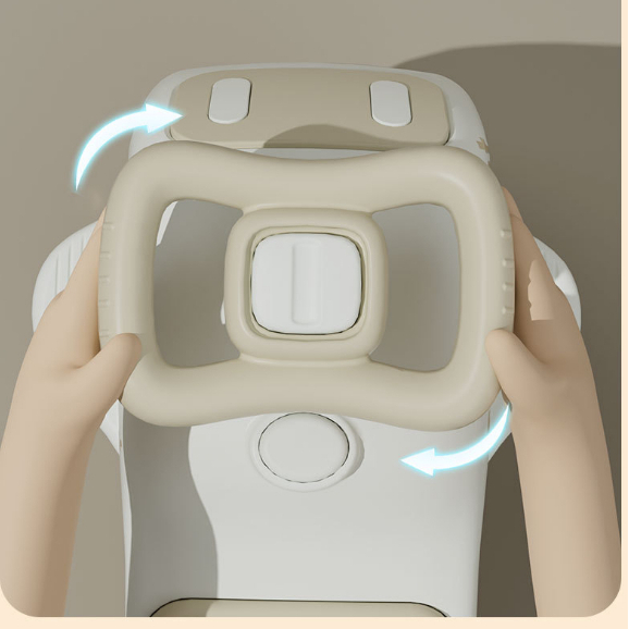 Xe lắc cho bé có đèn nhạc tựa lưng ,xe chòi chân cho bé cao cấp cỡ đại tải trọng lên đến 150kg.