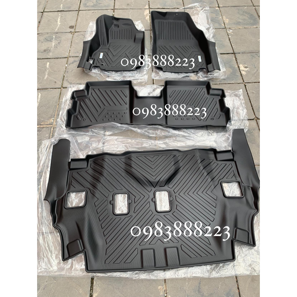 Thảm sàn nhựa khuôn form tràn viền bậc chân Mitsubishi Xpander