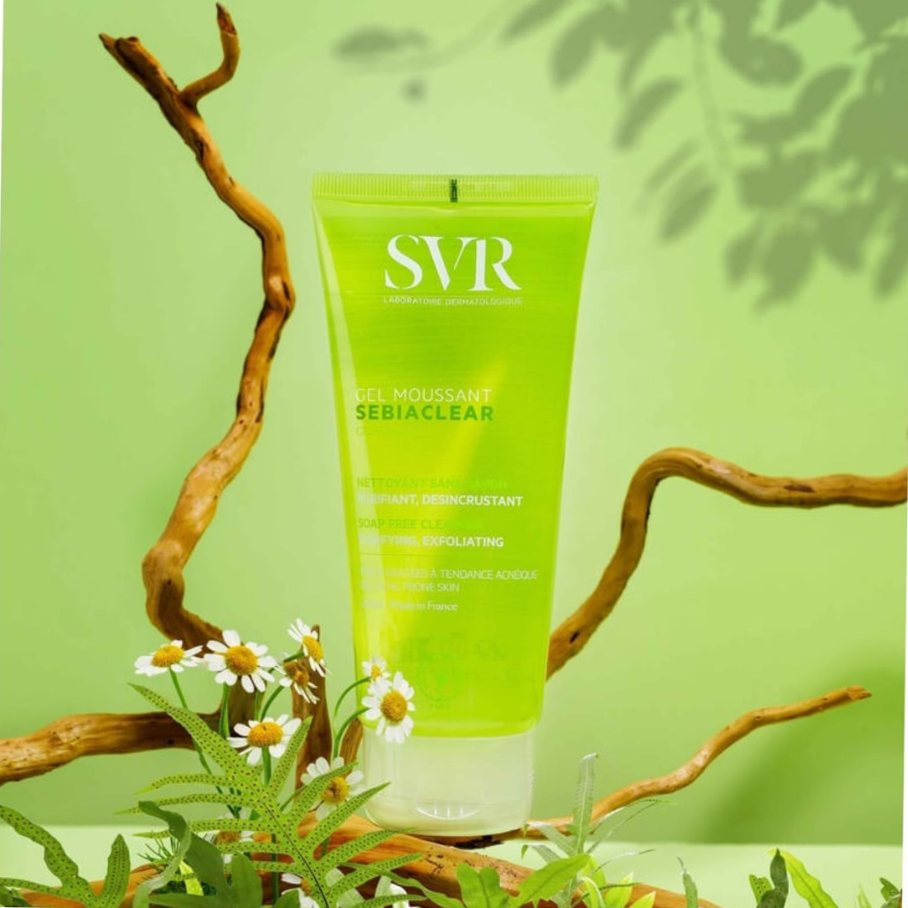 SVR SEBIACLEAR Gel Moussant - Gel Rửa Mặt SVR làm sạch và loại bỏ tế bào chết