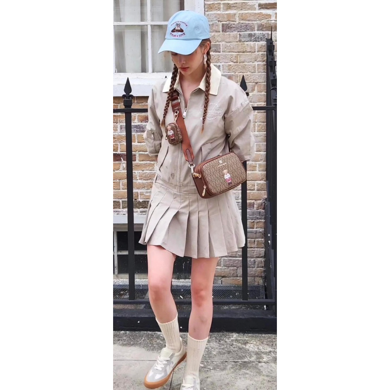 Túi Bear đeo chéo dáng hộp Thái