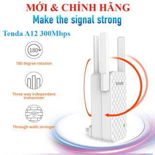 Repeater wifi 300mbps tenda a12 3 anten, a9
