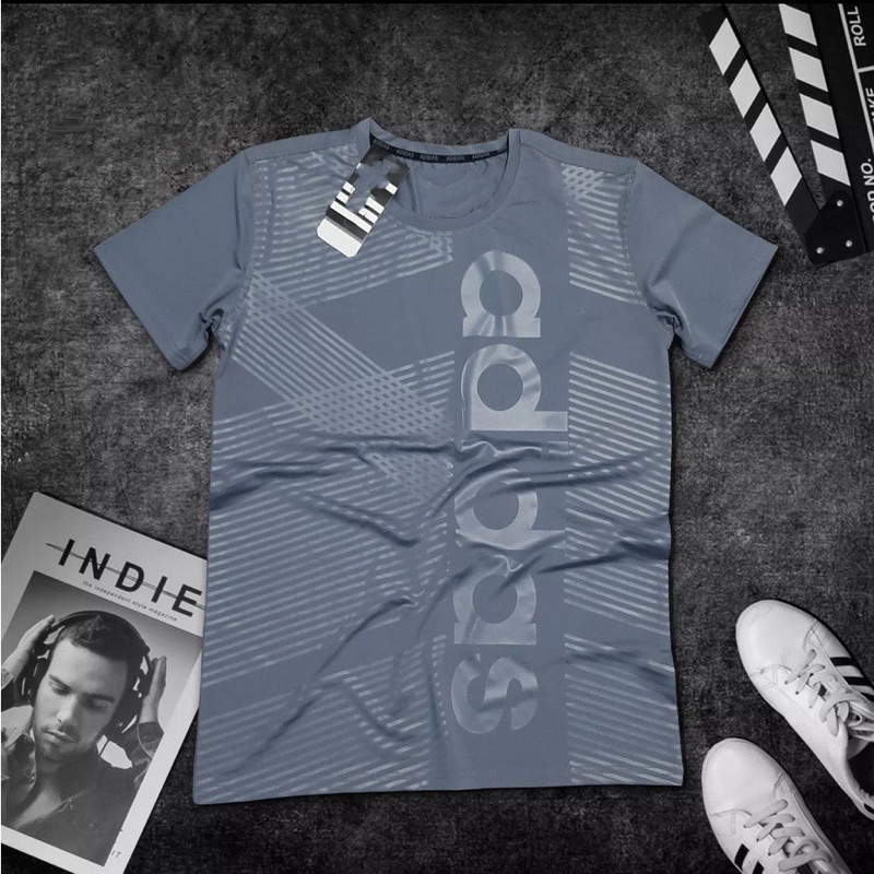 Áo thun Adid a s thể thao nam cộc tay cổ tròn chất thun thông hơi cao cấp thời trang trẻ trung năng động