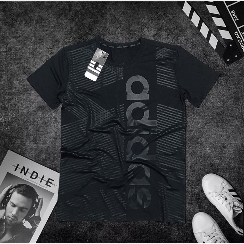 Áo thun Adid a s thể thao nam cộc tay cổ tròn chất thun thông hơi cao cấp thời trang trẻ trung năng động