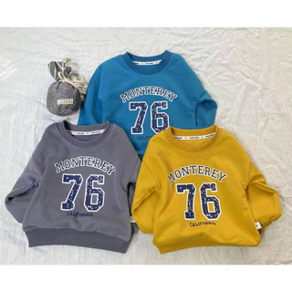 Áo nỉ cho bé HONEBABY áo nỉ dài tay thu đông chất da cá họa tiết 76 hàng QC xuất khẩu 2023