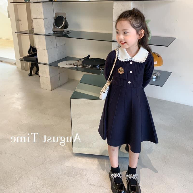 Váy len polo cao cấp cho bé gái hàng od không huỷ