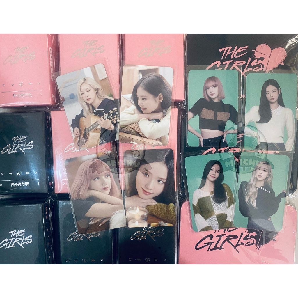 THẺ ẢNH BO GÓC VÀ ALBUM THE GIRLS BPTG BLACKPINK - POB/NGUYÊN SEAL/...