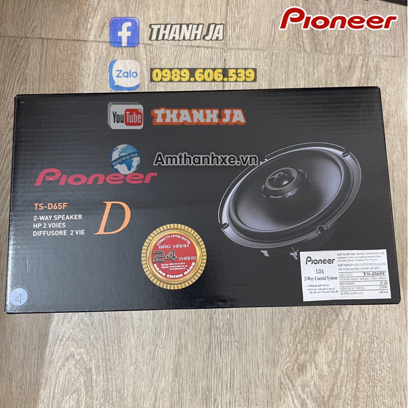 6 Loa Xe Pioneer TS D65C TS D65F Chính Hãng Nhật Bản