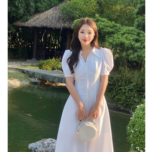 MSIX.MV | Đầm sơ mi dáng dài maxi