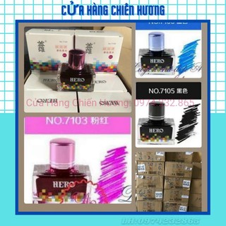 Mực máy bút hero mau khô dung tích 40ml