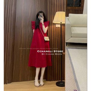 đầm kiểu  trơn nữ