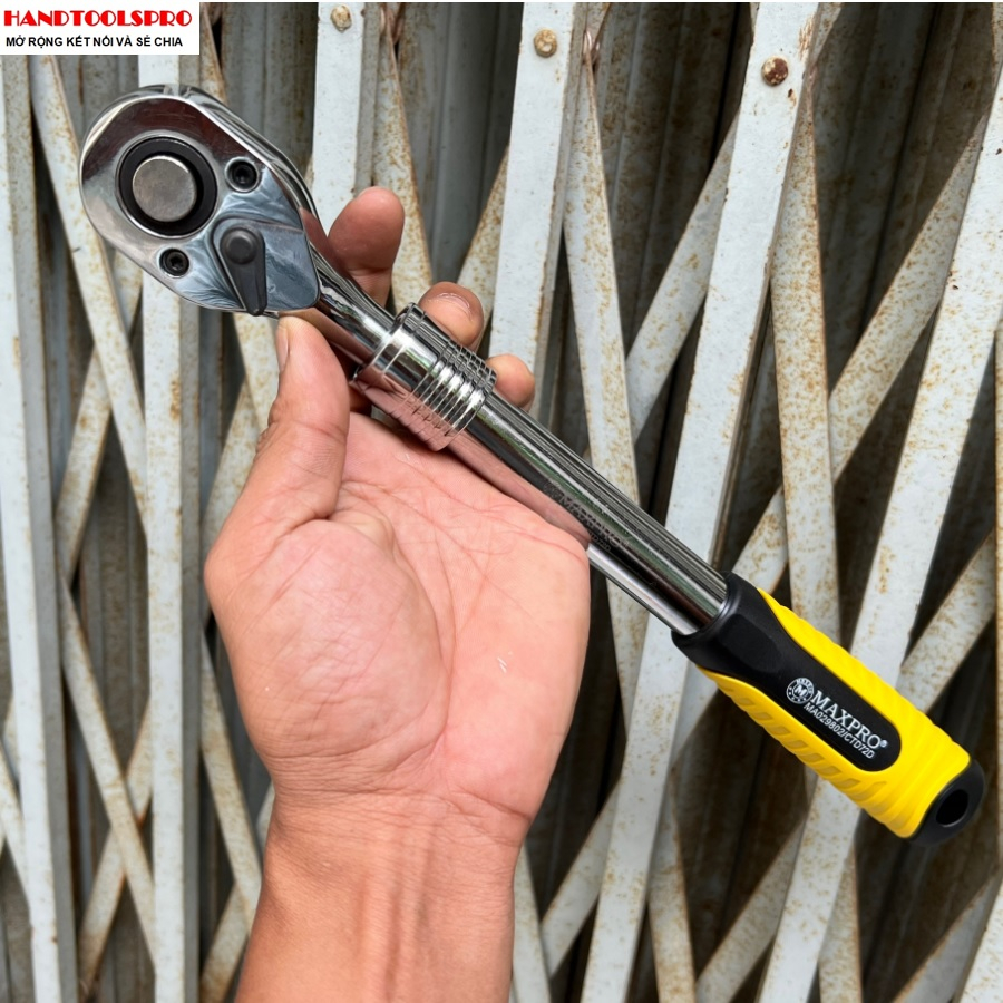 MAXPRO CTD72D/Cần Siết Tự Động 1/2" 72 Răng Cao Cấp Cán Có Tăng Đưa 445mm