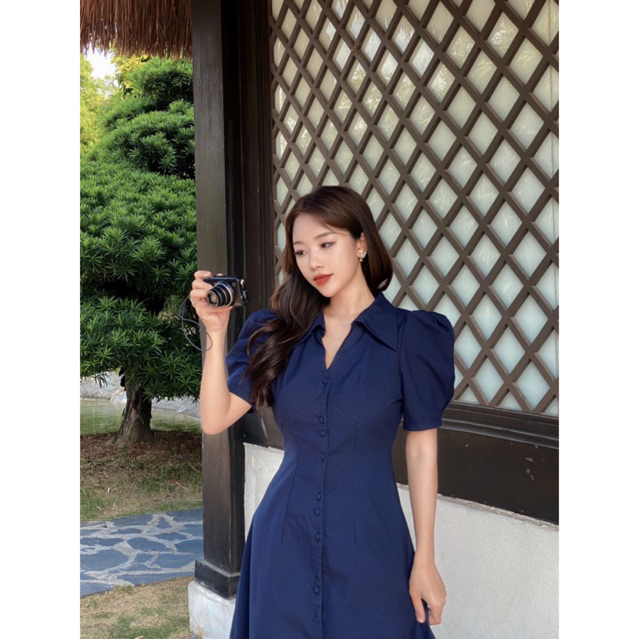 MSIX.MV | Đầm sơ mi dáng dài maxi