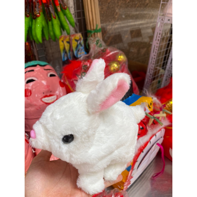 Đồ chơi hình Thỏ, hình chó bông chạy bằng pin dễ thương cho bé yêu