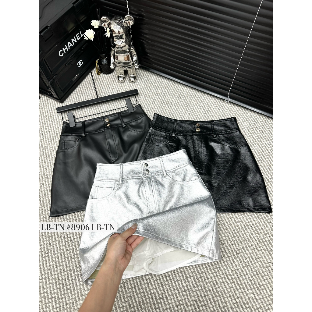 Chân váy da bóng Dio siêu xinh MS8906 - Anna.Store