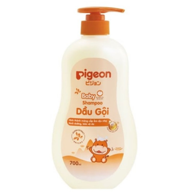 Dầu Gội Trẻ Em Pigeon Dưỡng Ẩm Thơm Mát 700ml
