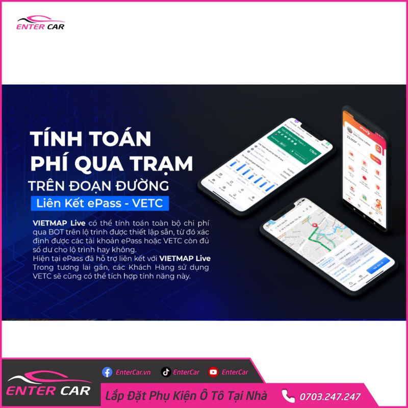Vietmap Live Pro dẫn đường cho oto có đầy đủ cảnh báo giao thông