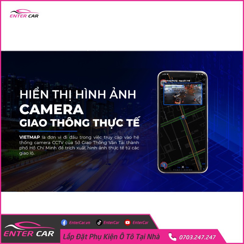 Vietmap Live Pro dẫn đường cho oto có đầy đủ cảnh báo giao thông