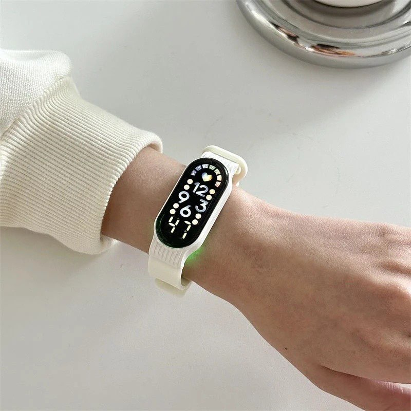 DADIHA Đồng Hồ Điện Tử Thể Thao M7a Màn Hình Cảm Ứng Chống Thấm Nước Dây Silicon Siêu Nhẹ Thời Trang Cho Nam Và Nữ