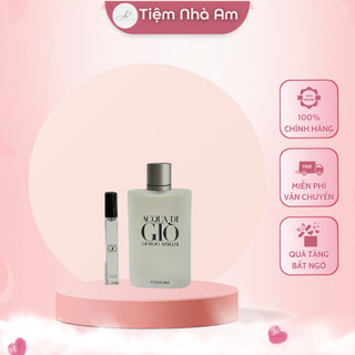 Nước hoa nam Acqua Di Gio trắng EDT chiết 10ml nước hoa nam Aqua Di Giò trắng cao cấp mùi hương tươi mát
