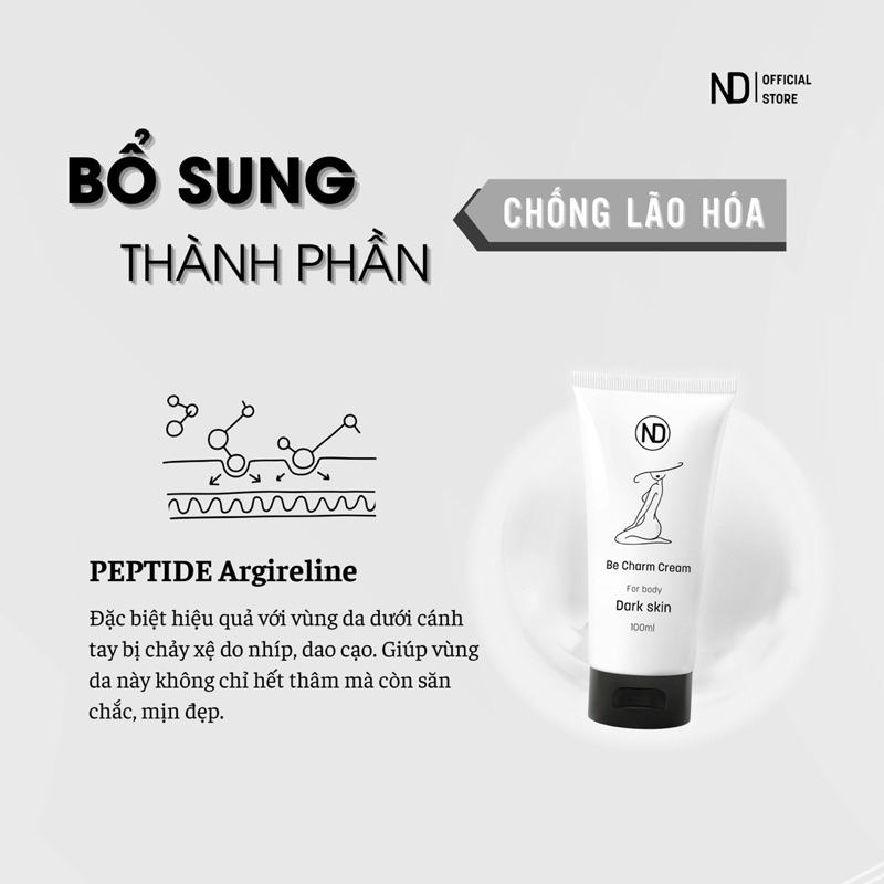 Be Charm Cream 100ml tặng kèm 1 BHA 5ML + 1 TBC 100GRAM
