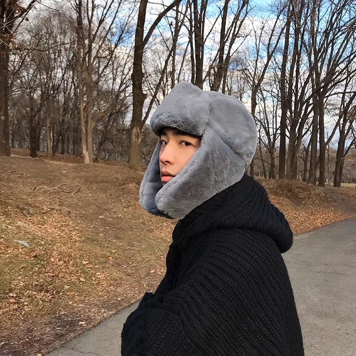 MŨ NÓN LÔNG DÁNG PHI CÔNG UNISEX TRƠN MÀU COOL NGẦU