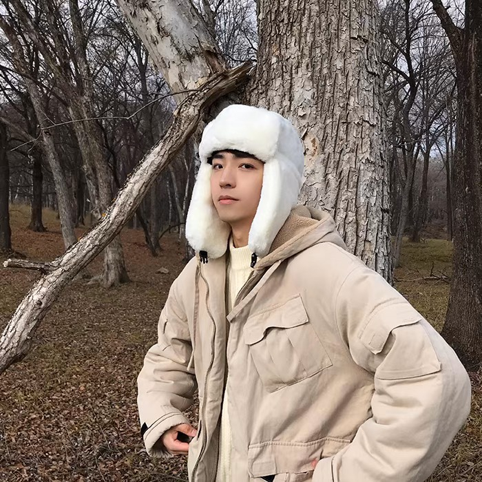 MŨ NÓN LÔNG DÁNG PHI CÔNG UNISEX TRƠN MÀU COOL NGẦU