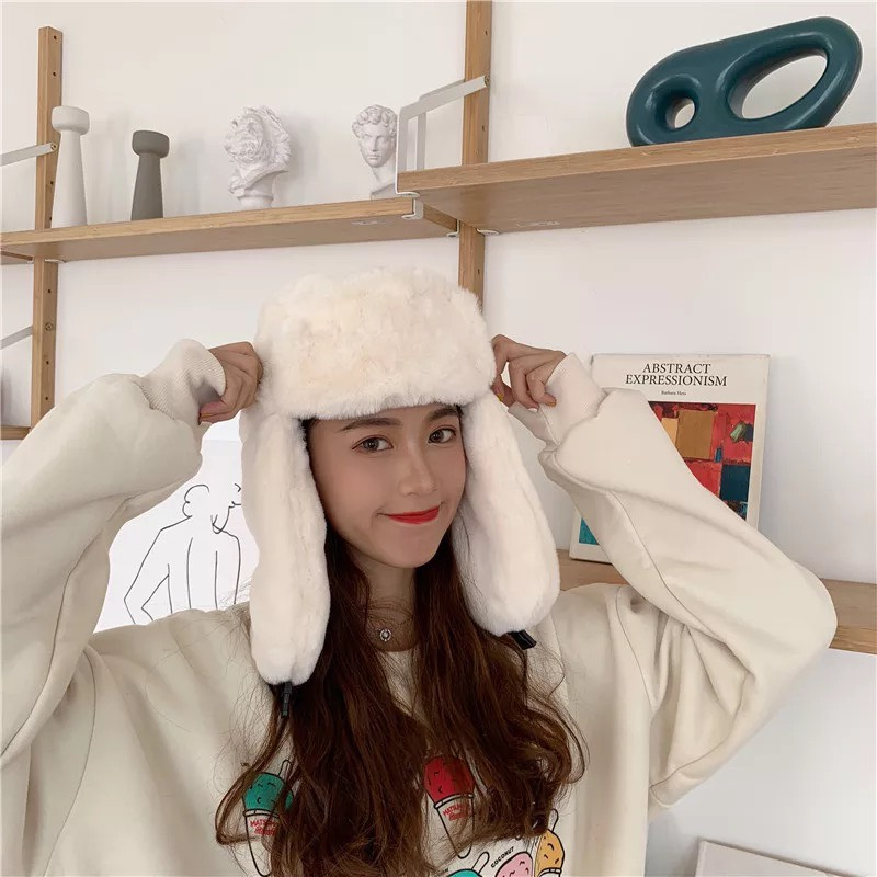 MŨ NÓN LÔNG DÁNG PHI CÔNG UNISEX TRƠN MÀU COOL NGẦU