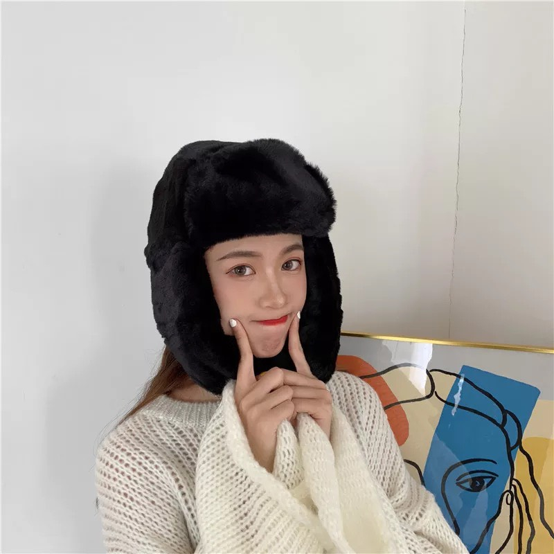 MŨ NÓN LÔNG DÁNG PHI CÔNG UNISEX TRƠN MÀU COOL NGẦU