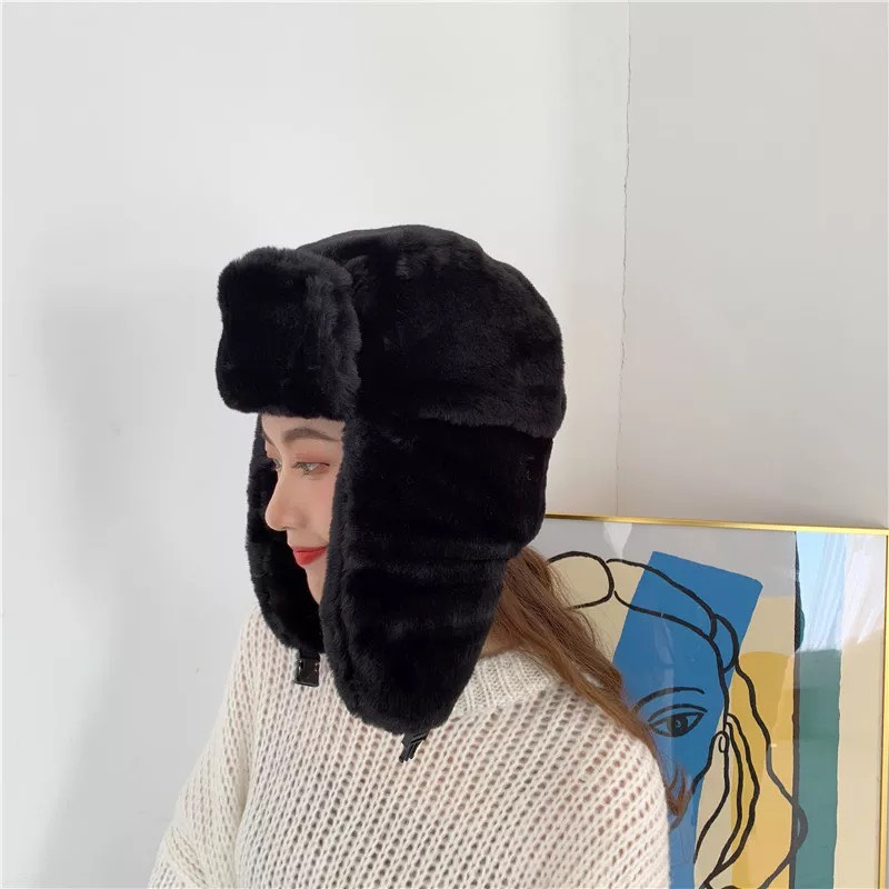 MŨ NÓN LÔNG DÁNG PHI CÔNG UNISEX TRƠN MÀU COOL NGẦU