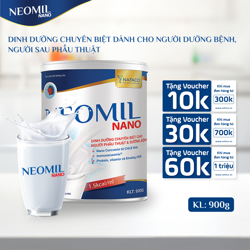 Sữa Neomil Nano - Sữa tốt nhất cho người sau phẫu thuật
