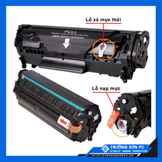 Hộp Mực Cartridge Máy In CANON 2900 HP 1020 Có Lỗ Tự Đổ Mực | Hàng Công Ty Nhập Khẩu
