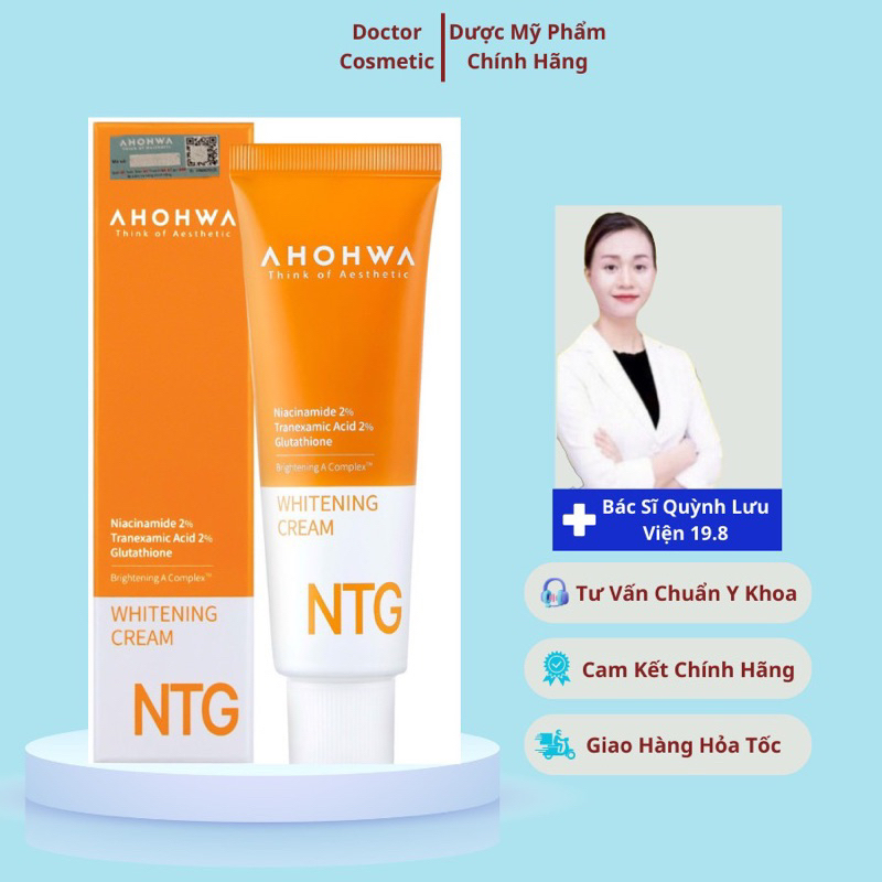 Kem Nám NTG Ahohwa Whitening Cream 50g