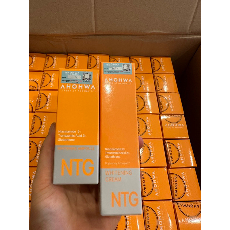 Kem Nám NTG Ahohwa Whitening Cream 50g