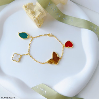 Set trang sức cỏ hoa bạc 925