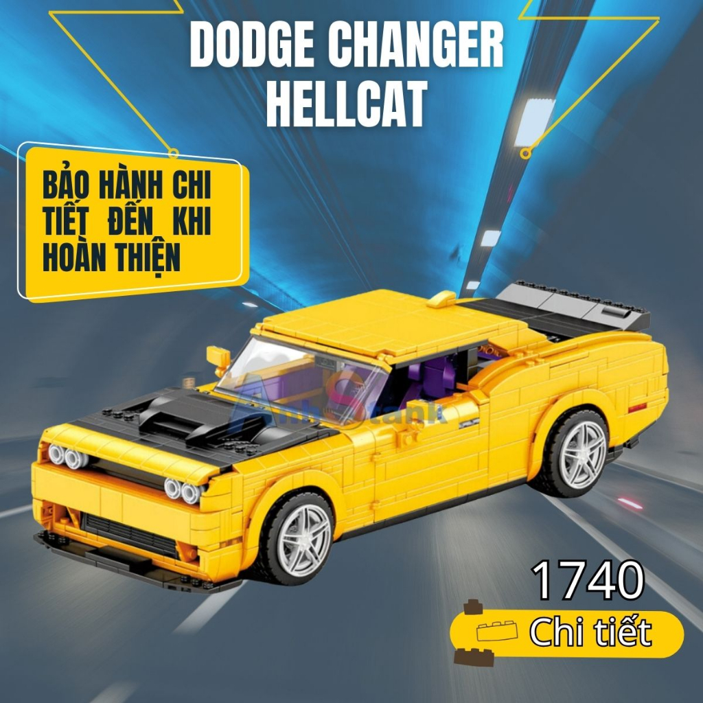 Dodge Charger HellCat tỉ lệ 1:12 SKU 11030