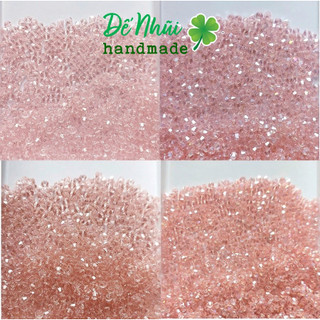 10gr (~150 hạt) Pha Lê Hình Thoi 4mm - tông Đỏ + Cam [P1]