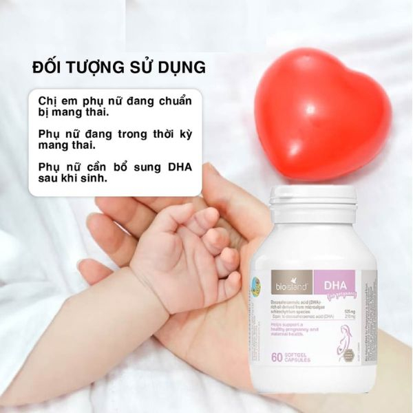DHA BẦU BIO ISLAND ÚC - DHA for Pregnancy 60 viên của Úc..