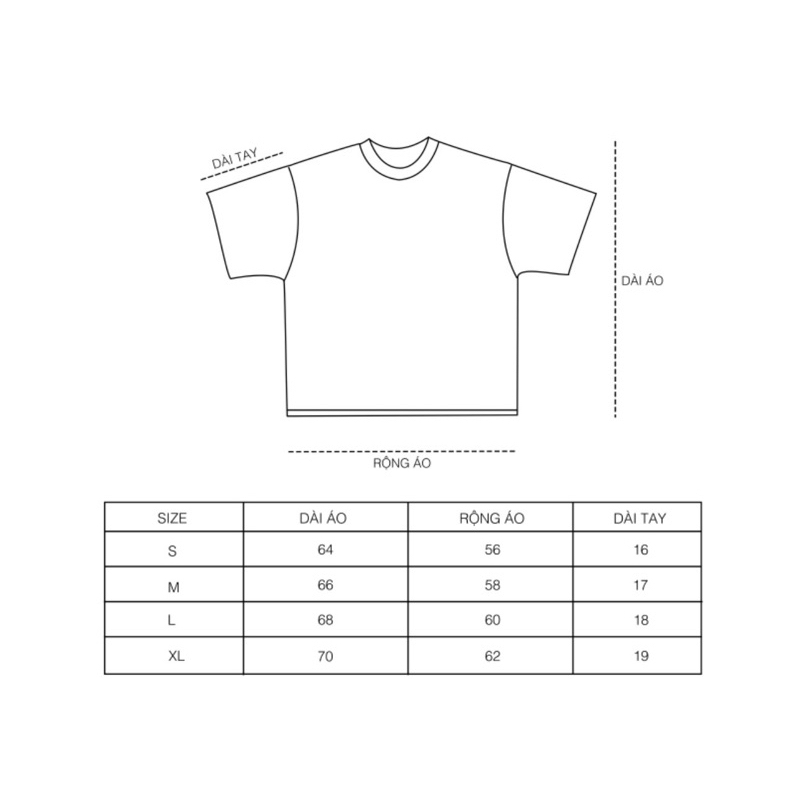 Áo Thun BOXY MOMSTER - UNI BLACK TEE