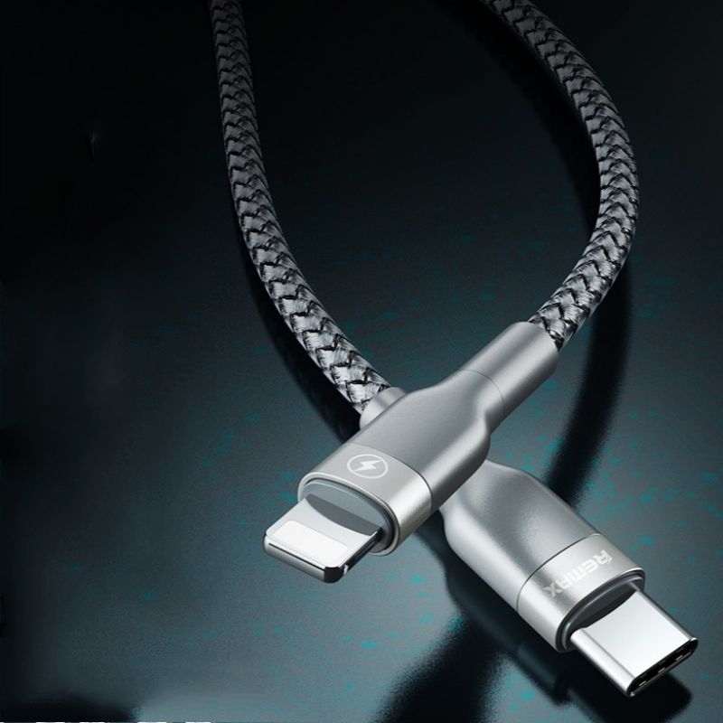 Cáp Sạc Nhanh 20W RC- 171 Dây Dù Siêu Bền Đầu Type C Cho IP