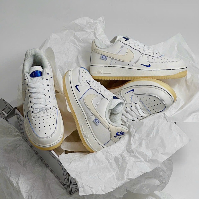 GIÀY A’F1 LOW GLOBAL SAIL GAME ROYAL WHITE BLUE SC