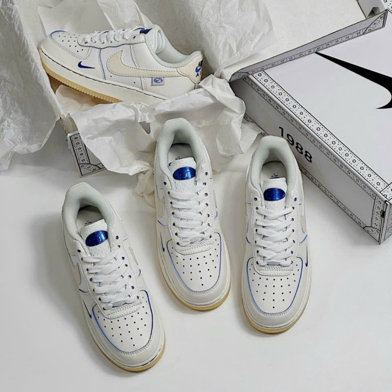 GIÀY A’F1 LOW GLOBAL SAIL GAME ROYAL WHITE BLUE SC