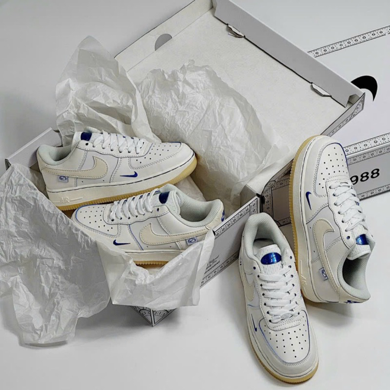 GIÀY A’F1 LOW GLOBAL SAIL GAME ROYAL WHITE BLUE SC