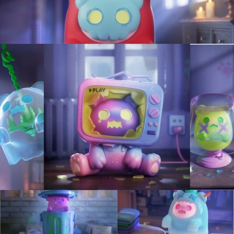 Mô hình Shinwoo series Ghost Bear House chính hãng