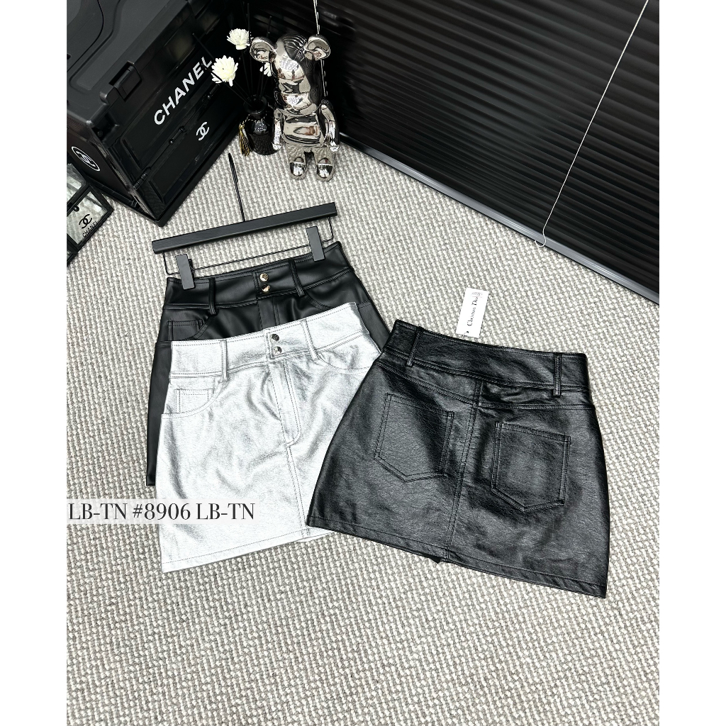 Chân váy da bóng Dio siêu xinh MS8906 - Anna.Store