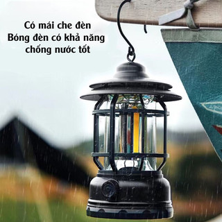 Đèn tích điện dã ngoại treo lều đi du lịch phượt