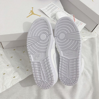 giày sneaker jordan full trắng mid likeauth