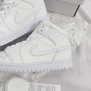 giày sneaker jordan full trắng mid likeauth