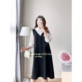 Váy bầu đầm bầu thiết kế cao cấp, công sở big size 40-130kg đồ bầu thái